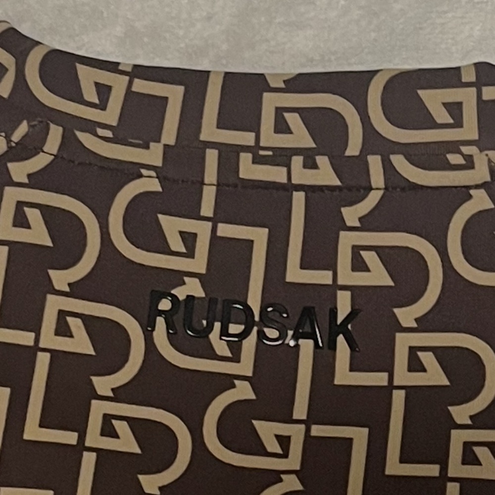 RUDSAK MONOGRAM PRINT JOGGER SWEATSHIRT |  SZ: 1 | Orig: $159